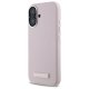 Karl Lagerfeld iPhone 16 Case FW Metal Plate MagSafe, Pink