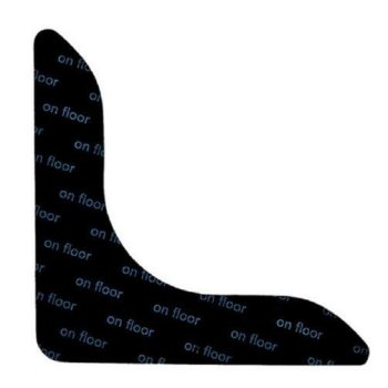 Anti-Slip Rug Grippers 4 pcs, Black