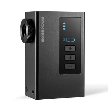 Аккумуляторный велонасос Rockbros AS240 PRO, 120 PSI, 420 мАч, черный