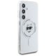 Karl Lagerfeld Button Choupette MagSafe Case for Samsung Galaxy S25, White