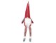 Sitting Christmas Gnome Decoration, Red