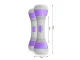 Regulējamā Svara Hanteles Fitnesam Aerobikai Sporta Spēka Treniņiem 3-in-1 (1/1,5/2 kg), Violets | Adjustable...