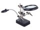 Helping Hand Magnifier with 5 LED Light and Soldering Iron Holder 2.5X 90mm