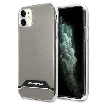 Mercedes AMG Electroplate Black&White vāciņš iPhone 11 / XR Caurspīdīgs