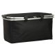 Foldable picnic thermal basket with insulation, 32L, black