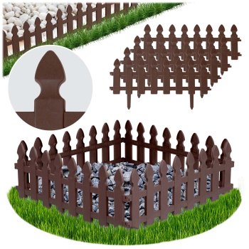 Dārza apmale Plonos 240 cm PL-963, brūna