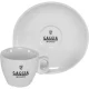 Набор чашек для эспрессо с блюдцами Gaggia Milano, 6 шт., белый