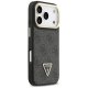 Guess 4G PU Triangle Logo & Stand Camera Magsafe Phone Case Cover iPhone 17 Pro - Black