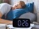 Digital Alarm Clock with Vibrating Bed Shaker and LED Display, black