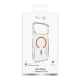 Чехол Puro Lite Mag для iPhone 17 Pro, прозрачный с оранжевым кольцом