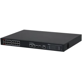 Управляемый PoE коммутатор S4220-16GT-190 (16x PoE, 2x RJ45, 2x SFP)