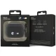 BMW AirPods Pro maciņš Carbon Double Metal Logo, melns