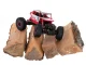 RC Rock Crawler 4WD radiovadāms auto 1:18, 2.4GHz, sarkans