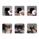 Hibrīda aizsargstikls Tech-Protect Glass Flex+ Apple Watch 40mm, 2 gab., melns