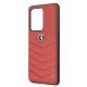 Ferrari Samsung Galaxy S20 Ultra Case Heritage Quilted, Red