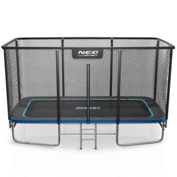 Rectangular Garden Trampoline Neo-Sport 427x305cm with Net and Ladder