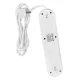 Сетевой фильтр Maclean MCE394 W, 3 розетки + 3xUSB, 2500W, 1.5м, Белый