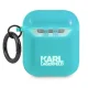 Чехол Karl Lagerfeld Choupette Head для AirPods 1/2 синий