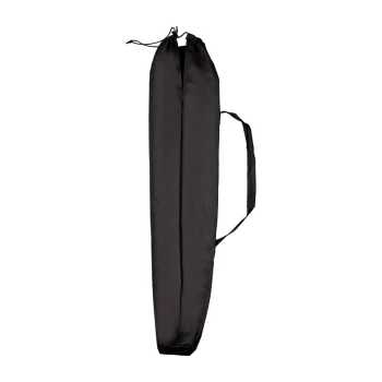 Складная туристическая кровать LUARO XXL, черная, 150 кг