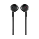 JBL T205 vadu in-ear austiņas ar 3,5 mm mini džeku – melnas
