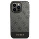 Guess iPhone 14 Pro Max vāciņš 4G Stripe Collection, pelēks