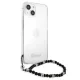 Guess Pearl Vāciņš Apple iPhone 13 mini, Caurspīdīgs / Melns