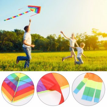 Lidojošais Pūķis | Kids Rainbow Flying Kite
