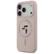 Karl Lagerfeld iPhone 17 Pro vāciņš Silicone Karl&Choupette MagSafe, rozā