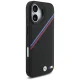 BMW M Tricolor Metal Logo MagSafe vāciņš iPhone 17 - Melns | Phone Case Cover Black