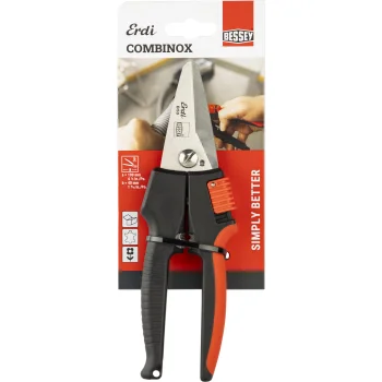 Combination Shears BESSEY Combinox D50, 190 mm, Red/Black