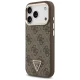 Чехол Guess 4G Triangle Logo MagSafe для iPhone 17 Pro / 18 Pro, коричневый