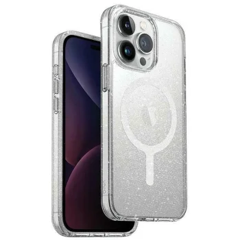 Uniq iPhone 15 Pro Max vāciņš LifePro Xtreme Magclick, caurspīdīgs sudrabs