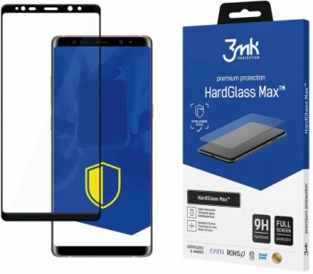 Samsung Galaxy Note 9 (N960F) 3MK HardGlass Max 5D Tempered Glass Screen Protector | Telefona Aizsargstikls uz Visu...