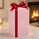 Eternal Rose in Glass Dome with LED Light and Gift Box