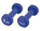 Чугунные гантели с виниловым покрытием 4Fizjo Classic, 2 x 2 кг, синие