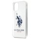 Apple iPhone 12 mini 5.4\'\' US Polo Shiny Big Logo Case Cover (USHCP12STPUHRWH), White