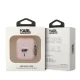 Karl Lagerfeld Silicone Karl Head 3D Case for AirPods 1/2, Pink