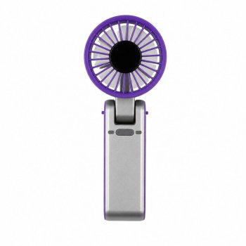 Mini akumulatora ventilators 3-in-1, 5W, pelēks