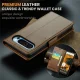 Google Pixel 9 Pro XL CASEME Wallet Magnetic Leather Case Cover, Brown | Чехол для Телефона...