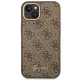 Чехол Guess 4G Vintage Gold Logo для iPhone 14 Plus - Коричневый