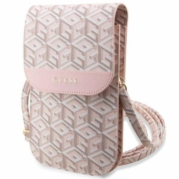 Сумка для телефона Guess G Cube Stripe, розовая