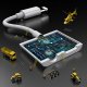 Joyroom Lightning to Lightning / Music Lightning Headphone Adapter for Audio and Charging, White