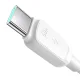 Joyroom S-A14 USB-C uz USB-C kabelis 60W 1.2m, balts