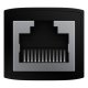 Baseus AirJoy Series RJ-45 Ethernet Cable Connector Black