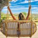 Hammock Chair Garden Swing Hanging Mounting Set Assembly Kit (Rope, Сarabiner)