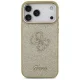 Чехол Guess Fixed Glitter Big 4G с металлической рамкой для iPhone 17 Pro Max,...