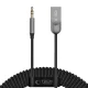 Tech-Protect Ultraboost AU04 Bluetooth 6.0 AUX adapteris, pelēks