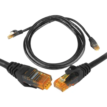 LTC tīkla kabelis UTP Cat6e RJ45 8P8C 1.5m, melns