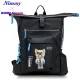 Nimmy Cool&Cute 2.0 Dog klēpjdatora mugursoma - melna | Laptop Backpack Black