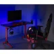 Геймерский стол NanoRS RS163 RGB LED, черный
